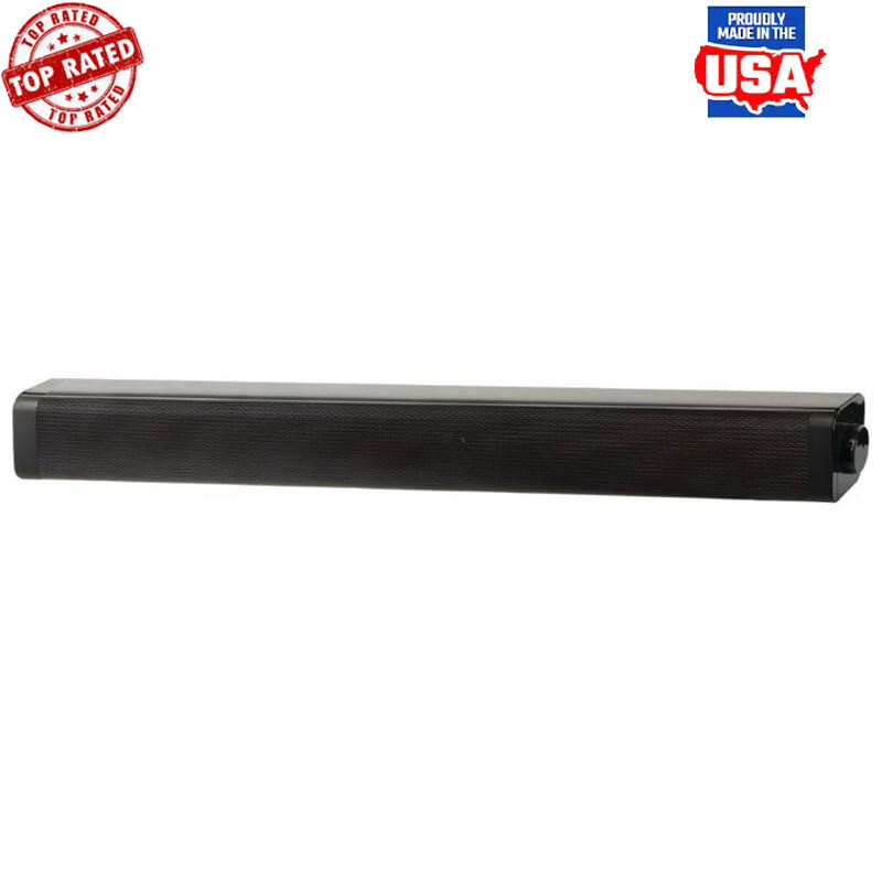 Bluetooth Soundbar W/ Built-in Microphone Wireless Range 60 Ft Compact Design-image
