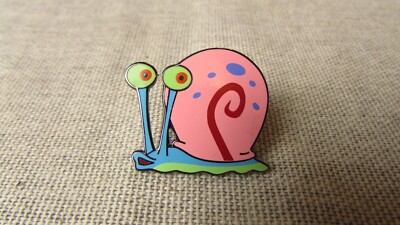 2002 Gary die Schnecke Metall Anstecknadel [Nickleodeon, Spongebob **