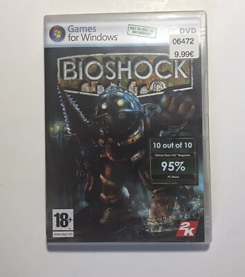 BioShock PC DVD Video Game 2K Games Windows Complete with manual