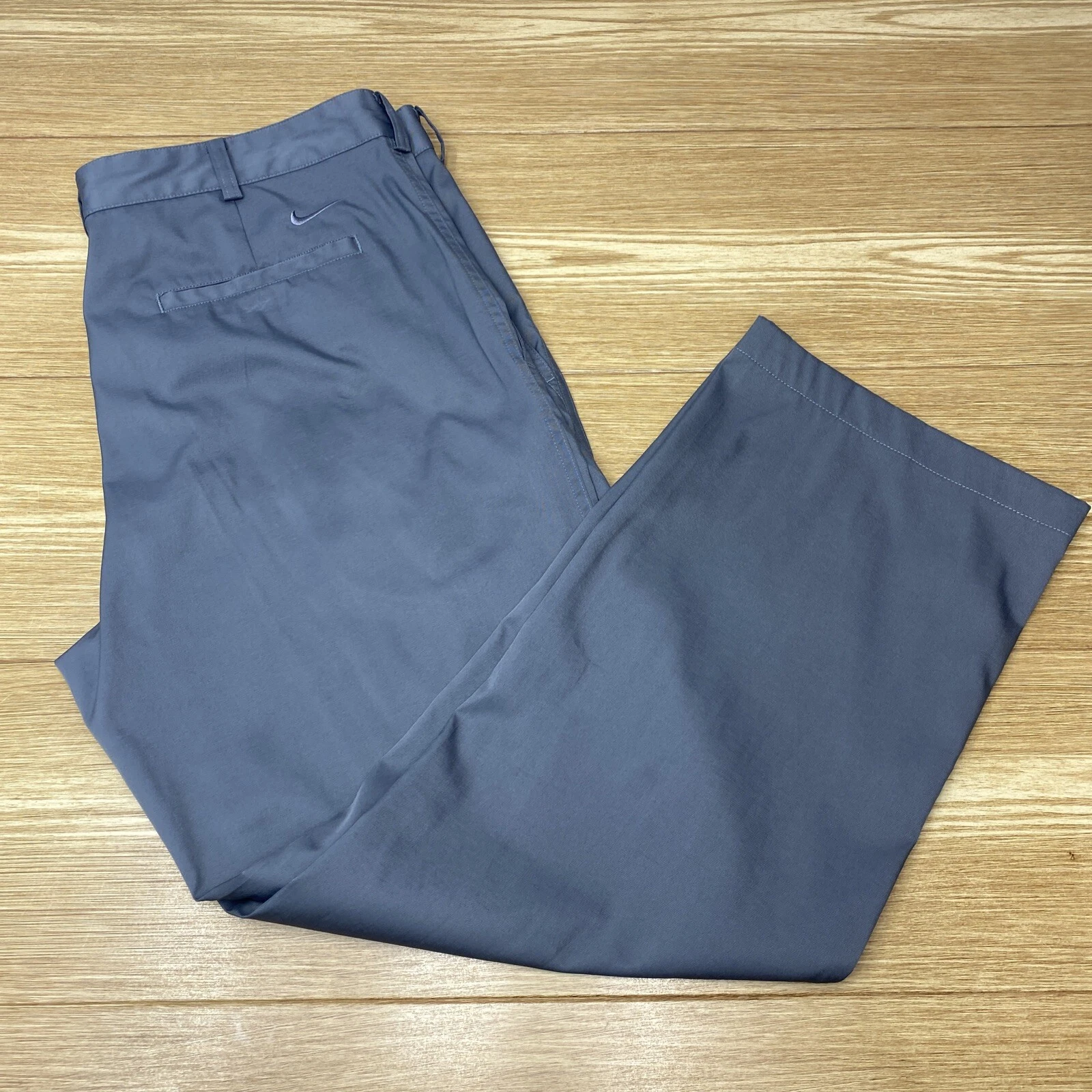Nike Dri-FIT Golf Pants Mens Flat Front Athletic Performance Bottoms 36X27
