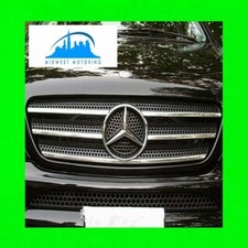 1998-2005 Mercedes Ml W163 Chrome Trim For Grill Grille 98 99 00 01 02 03 04 05