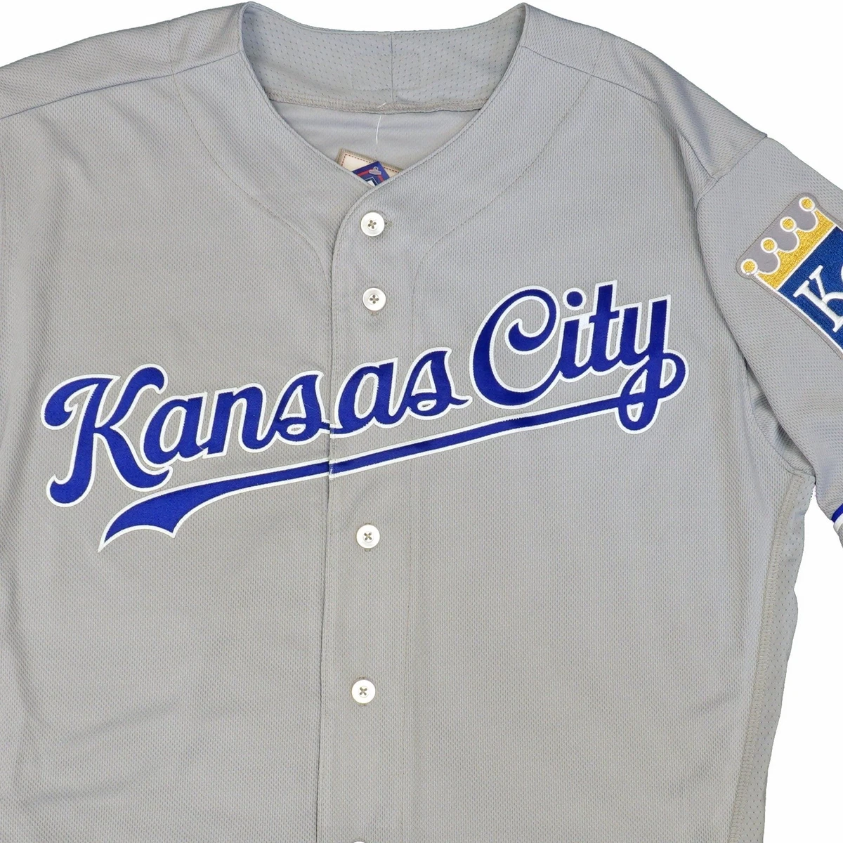 Kansas City Royals Majestic Team Official Jersey - Gray