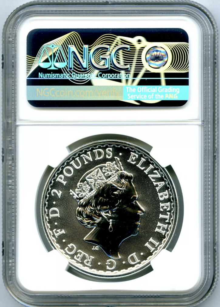 2021 GREAT BRITAIN 1OZ SILVER BRITANNIA NGC MS69 FIRST
