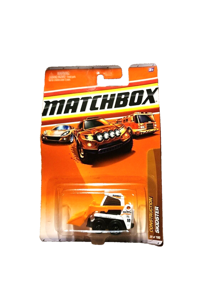 built RTR BUILT matchbox construction Skidster WHITE LOADER BOBCAT? built