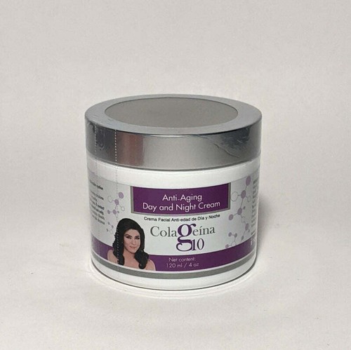Colageina 10 Anti-Aging Facial Day and Night Cream Moisturizing 4 oz / 120 mL - Imagen 4 de 7