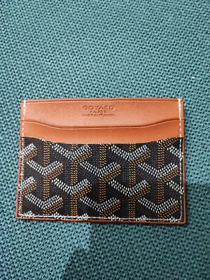 Leather Porta Carte Di Credito Goyard Porta Carte Di Credito