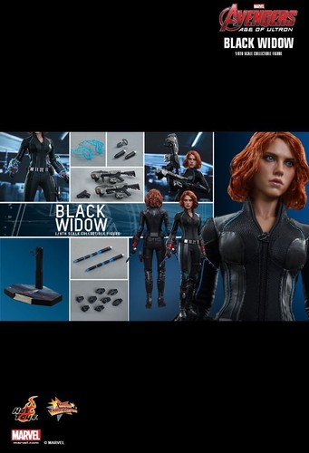Obra maestra de la película Avengers Age of Ultron Black Widow figura de plástico escala 1/6 - Imagen 7 de 7