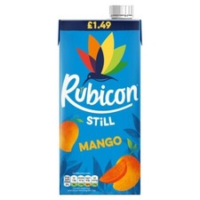 Rubicon Still Mango Juice Drink Pack of 12x1ltr