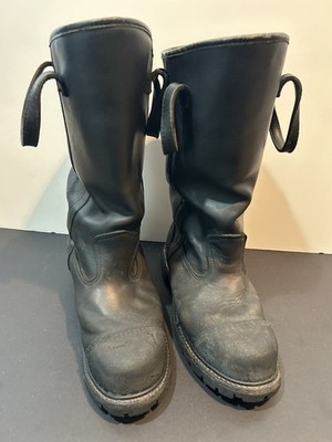 Boots, Firefighter, Full Grain Leather, Weinbrenner Sympatex Size 8 Steel toe