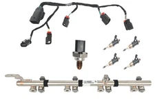 GM Fuel Injection kit Rail, Harness, 4 Injectors & Sensor For LT1 LT2 L86 22-25
