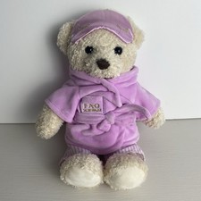 FAO Schwarz Bedtime Teddy Bear Pink Pajama Robe Sleep Mask Stuffed Animal 2020