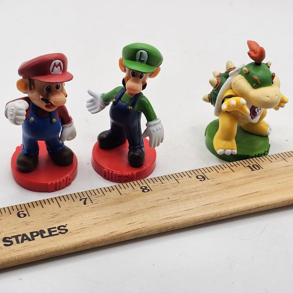 Super Mario King Luigi Queen Bowser Jr Queen Piece Chess Game Replacement - Image 4 of 4