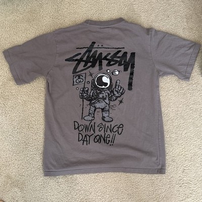 STUSSY（ステューシー）　Tシャツ　vintage stussy t shirt vintage Down Since Day One Sz L Rare | eBay