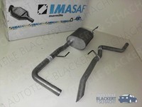 Imasaf Auspuffset für Navara NP300 2.5 Turbo Diesel Dci 2005- | MSD + Endrohr