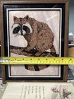 Vintage Tom Cryer Reverse Art Raccoon Painting Framed Artist Signed 1977 LuLus — photo 2