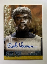 2008 Star Trek TOS 40th Anniversary Series 2 Autograph A146 Bob Herron Kahless