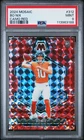 PSA 9 2024 Panini Mosaic #312 Bo Nix Denver Broncos Camo Red RC