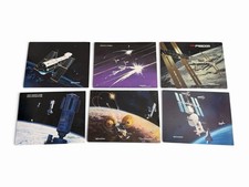 Vintage Lockheed NASA Space Concept Art Print Lot Hubble Freedom Mars 6 Prints