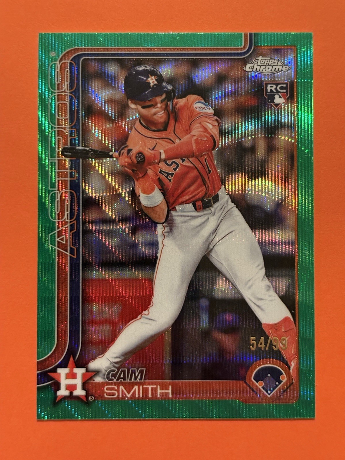 CAM SMITH (54/99) (GREEN WAVE REFRACTOR) Rookie 2025 Topps Chrome Update #USC145