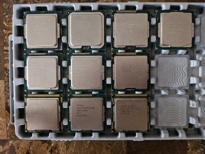 LOT OF 10 INTEL CPU PROCESSORS - Core i3-6100 7100T 4160 3450 Pentium Celeron