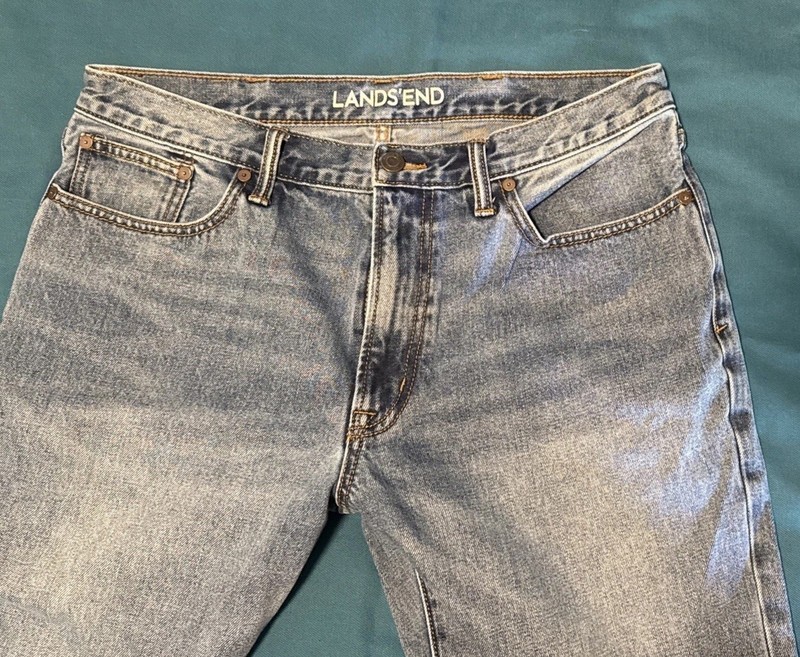 Lands End Men’s Jeans Size 34 Traditional Fit