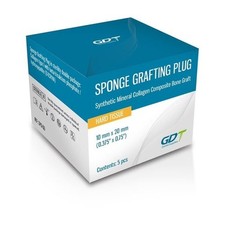 Dental Sponge Grafting Plug 5pcs Synthetic Collagen Composite Sterile Socket