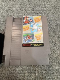 Vintage NES Super Mario Bros Duck Hunt Track Meet Nintendo Game Cart Sleeve