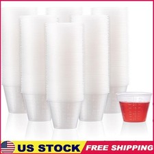 Disposable Medicine Measuring Cups 1 Oz Liquid Dosing Healthcare Tools New