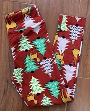 LuLaRoe Kids Leggings Christmas S/M NWOT