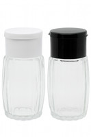 2X Salz Pfefferstreuer Salzstreuer GewüRzstreuer Glas Kunststoffdeckel Steruer