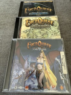 EverQuest PC Game Lot (3)   Gates of Discord, Legacy of Ykesha, Scars of Velious