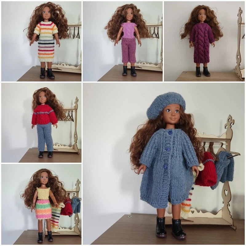 explications tricot pour 6 tenues pour poupée Corolle girls - Photo 1/1