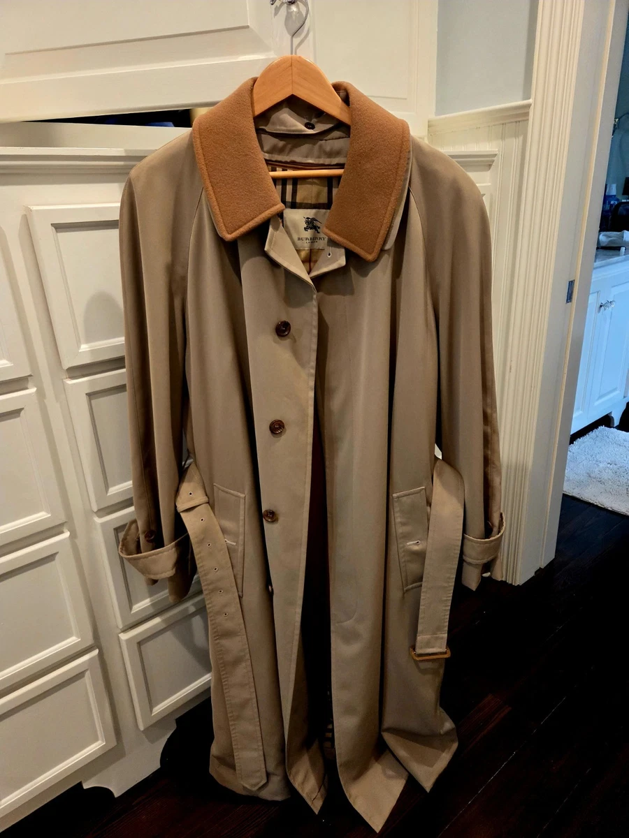 Burberry London Trench Coat Solid Coats, Jackets & Vests for Men