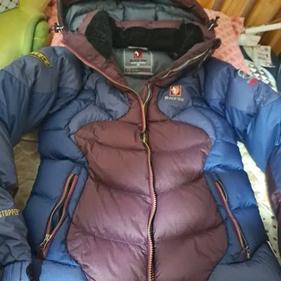 Black Yak Women's Down Padded Jacket Navy & Purple