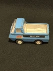 Tonka Vintage Blue Metal Pickup Truck Diecast Toy w/ White Interior