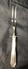 Antique R. Wallace & Sons Sterling Silver Washington Meat Fork