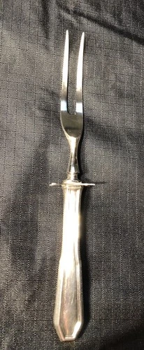 Antique R. Wallace & Sons Sterling Silver Washington Meat Fork