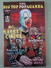 RON ENGLISH's BIG TOP POPAGANDA #1 (2011) CREATORS EDGE CLOWN COVER! VERY RARE!
