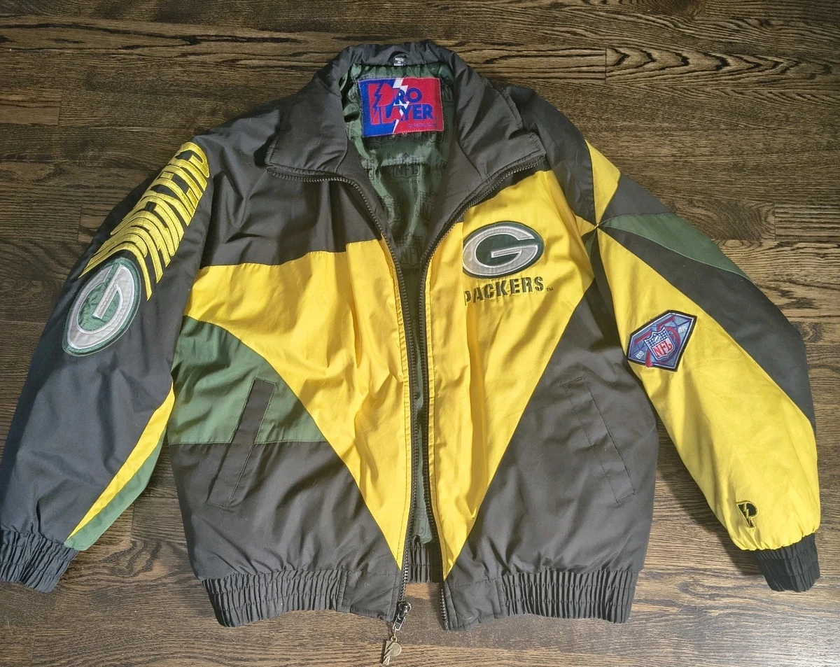 Vintage XL Green Bay Packers NFL Pro Player puffer jacket 75