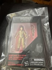 NIB Star Wars Black Series Resistance Tech Rose 3.75  Free shipping MINT