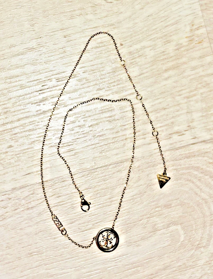 Original Guess Halskette Glitzer Women 333er Gold Länge 40 - 48 cm Modeschmuck - Bild 3 von 4