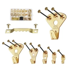 Picture Hanging Kit 151 pcs Picture Hangers, Picture Frame Hanger Tool,Artwor...