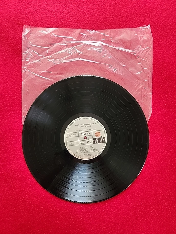 CAMILO SESTO - LOS 15 GRANDES EXITOS - LP VINYL MEXICO 1981 EXCELENTE ESTADO. Foto 4 de 4