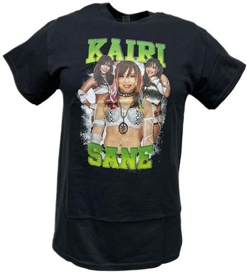 Kairi Sane Green Name Black T-shirt
