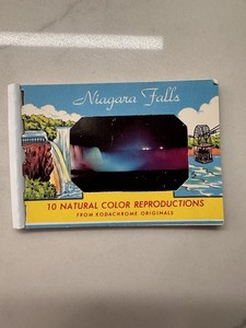 Vintage Kodachrome Souvenir Photo Album Book - 10 Natural Color Reproductions