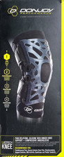 DonJoy Performance Webtech Knee Brace Black with Compression Undersleeve XL, NEW