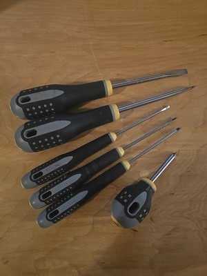 Bahco Screwdriver Lot - Standard/flathead - 6 Pieces