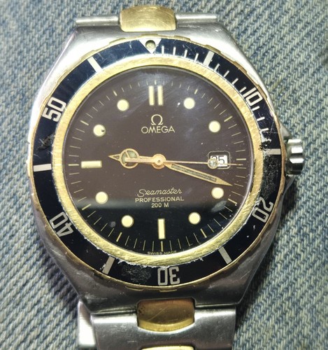 OROLOGIO DA POLSO OMEGA PROFESSIONAL SEAMASTER 1438 18K & INOX L@@K - Foto 4 di 10