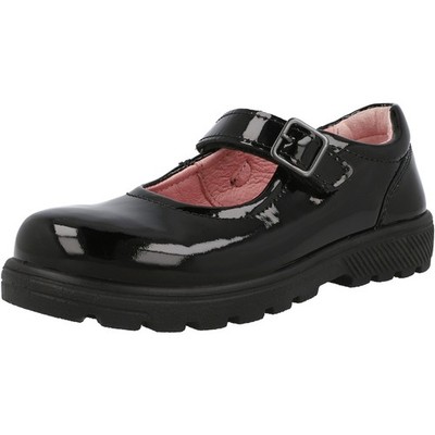 Ricosta Alice Black Mary Jane Shoes Leather Lining Comfort Easy Fastening