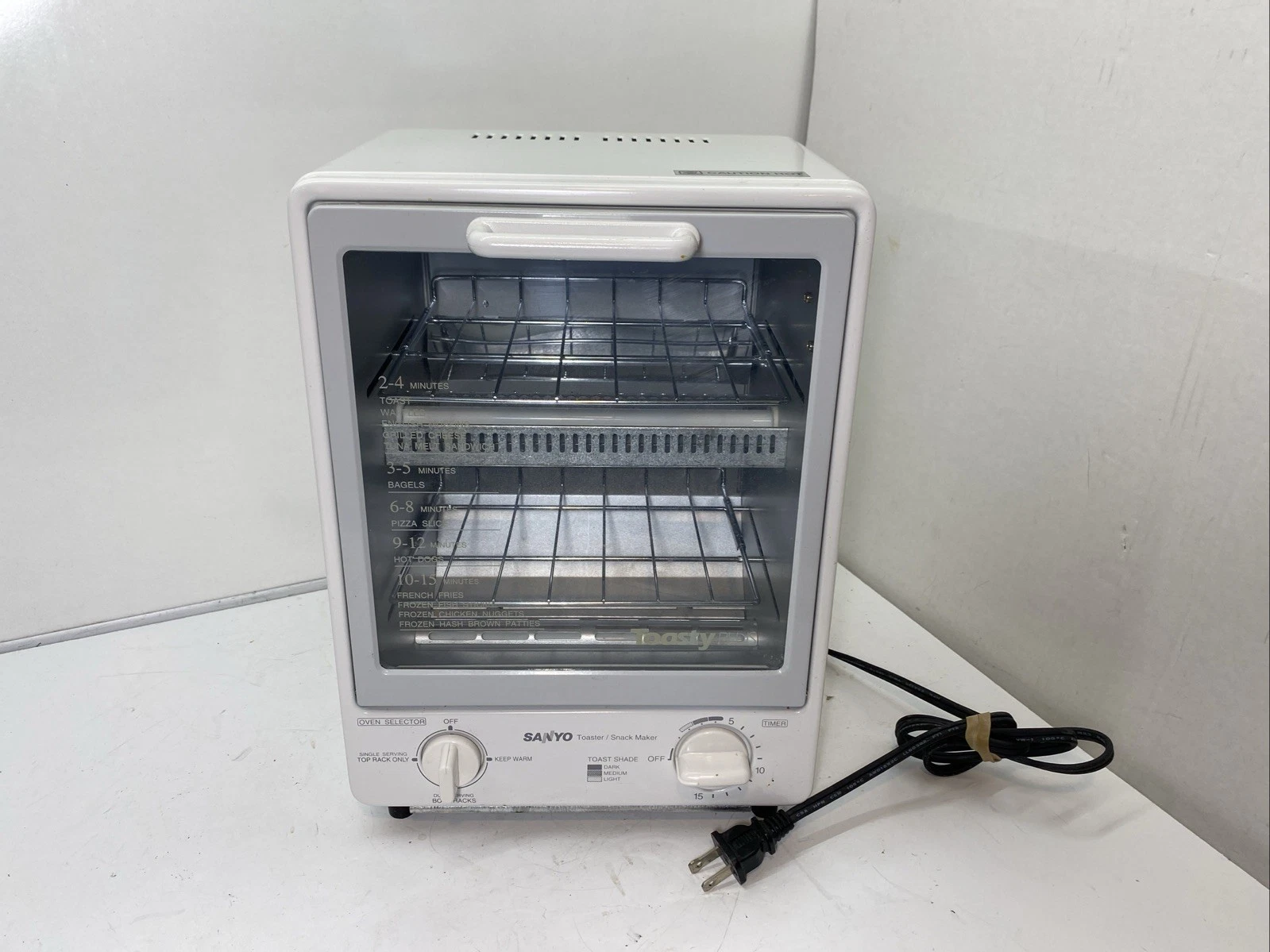 Sanyo Toasty Plus Toaster/Snack Maker Vertical Toaster Oven Model SK-6W NO TRAYS
Opens in a new wind